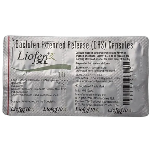 liofen xl 10mg capsule 10's